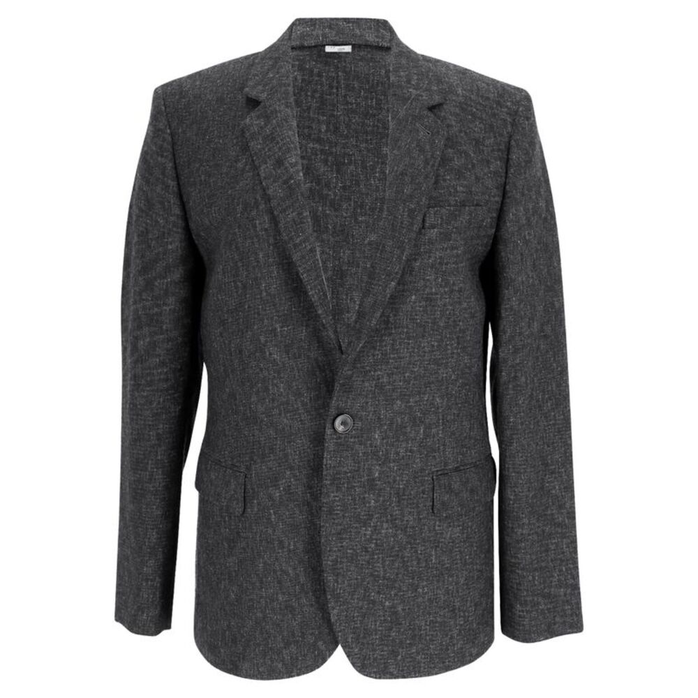 Iro Single-Breasted Tweed Blazer in Grey Wool